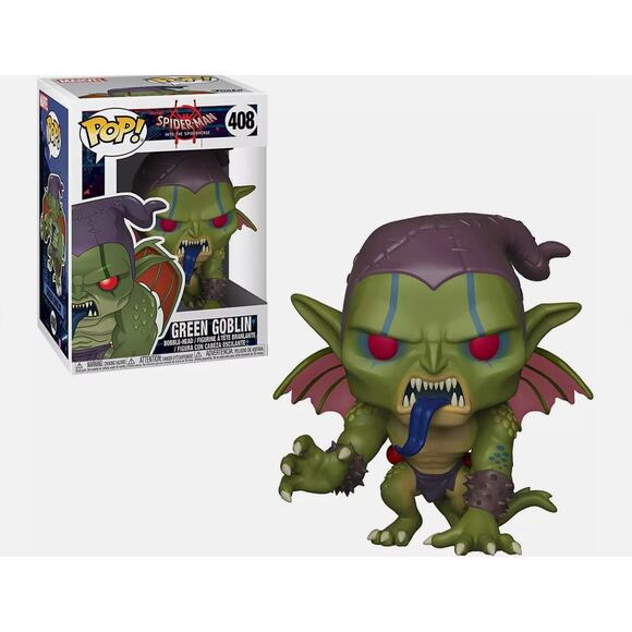 Funko POP! Marvel: Spider-Man Into The Spider-Verse Green Goblin NEW IN BOX - Picture 2 of 9